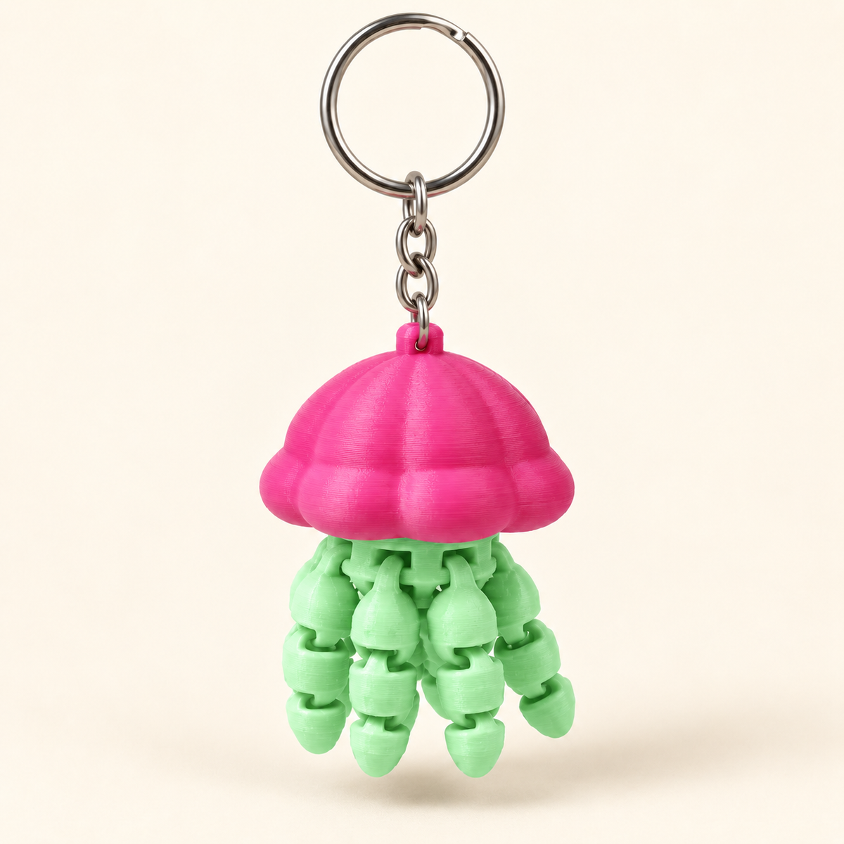 Jiggle Jelly — Articulated Jellyfish Keychain
